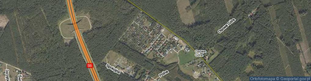 Zdjęcie satelitarne Poziomkowa ul.