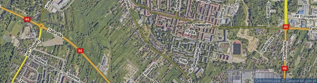 Zdjęcie satelitarne Porębskiego Stanisława ul.