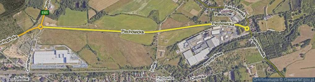 Zdjęcie satelitarne Polna ul.