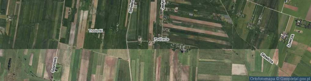 Zdjęcie satelitarne Podrzarze ul.