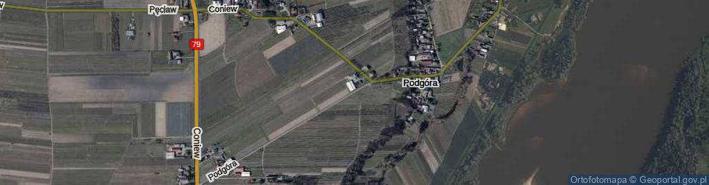 Zdjęcie satelitarne Podgóra ul.