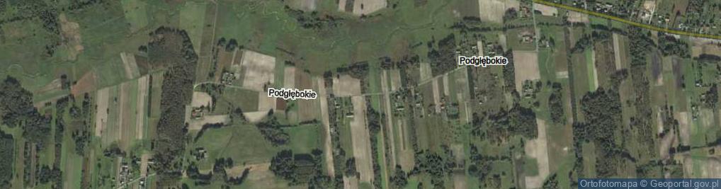 Zdjęcie satelitarne Podgłębokie ul.