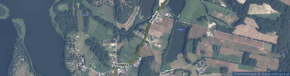 Zdjęcie satelitarne Podjazy ul.