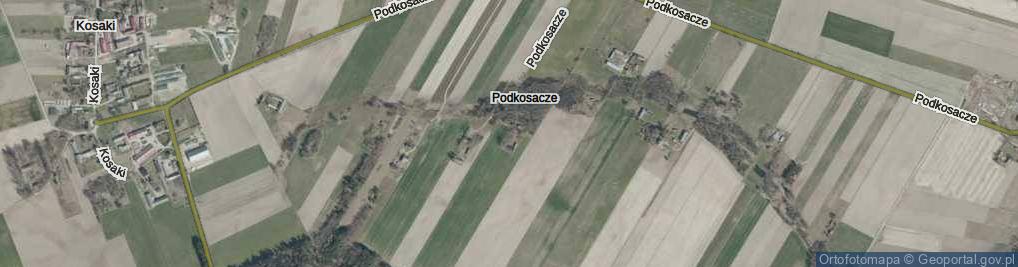 Zdjęcie satelitarne Podkosacze ul.