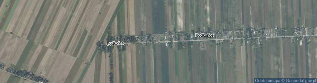Zdjęcie satelitarne Podkońce ul.
