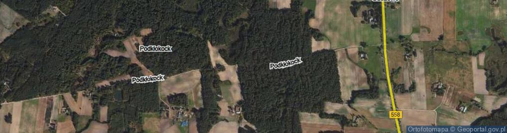 Zdjęcie satelitarne Podkłokock ul.