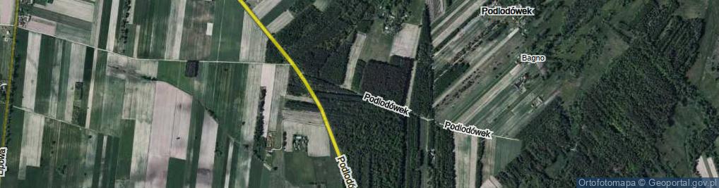 Zdjęcie satelitarne Podlodówek ul.