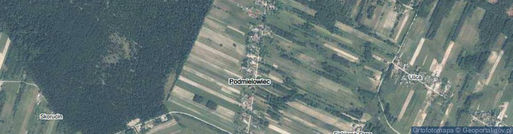 Zdjęcie satelitarne Podmielowiec ul.