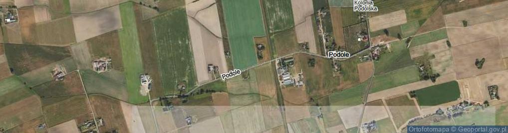 Zdjęcie satelitarne Podole ul.