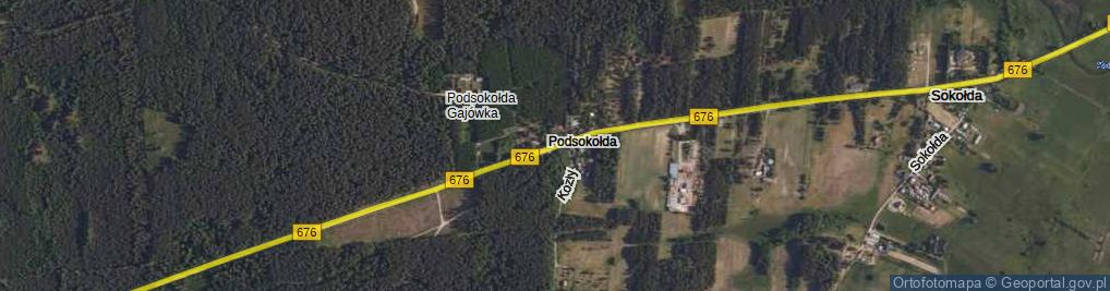 Zdjęcie satelitarne Podsokołda ul.