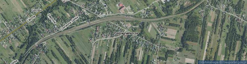 Zdjęcie satelitarne Podzagnańszcze ul.