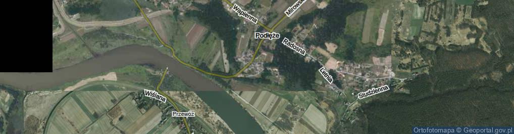 Zdjęcie satelitarne Podgórze ul.