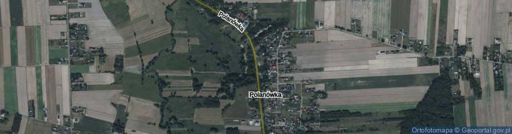 Zdjęcie satelitarne Polanówka ul.