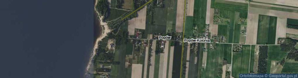 Zdjęcie satelitarne Popów ul.