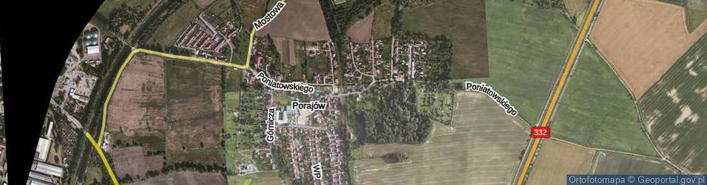 Zdjęcie satelitarne Poniatowskiego ul.