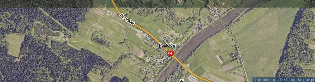 Zdjęcie satelitarne Postołów ul.