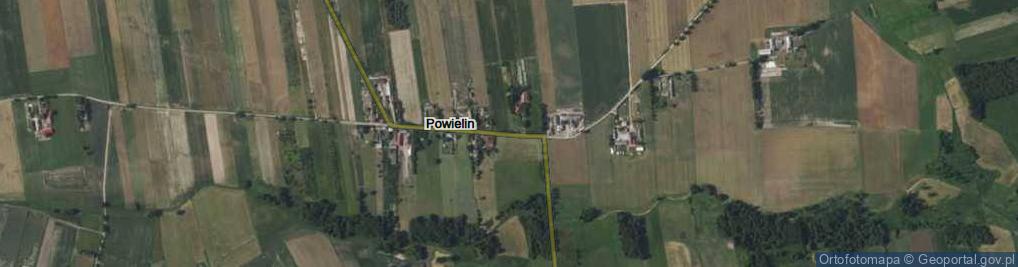 Zdjęcie satelitarne Powielin ul.
