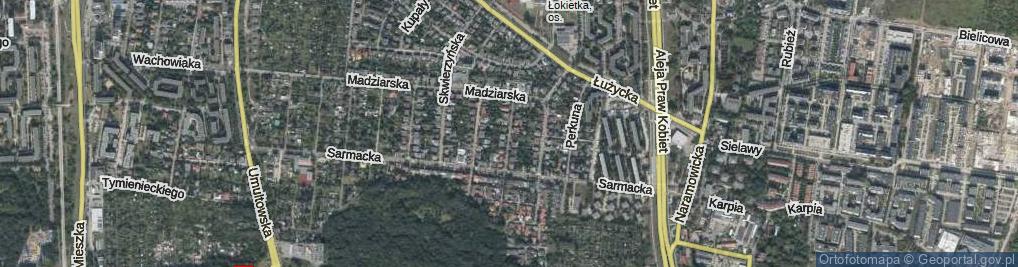 Zdjęcie satelitarne Popiela ul.