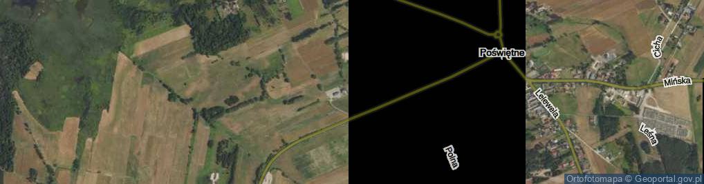 Zdjęcie satelitarne Poprzeczna ul.