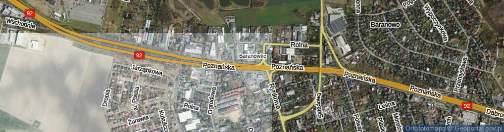 Zdjęcie satelitarne Poznańska ul.