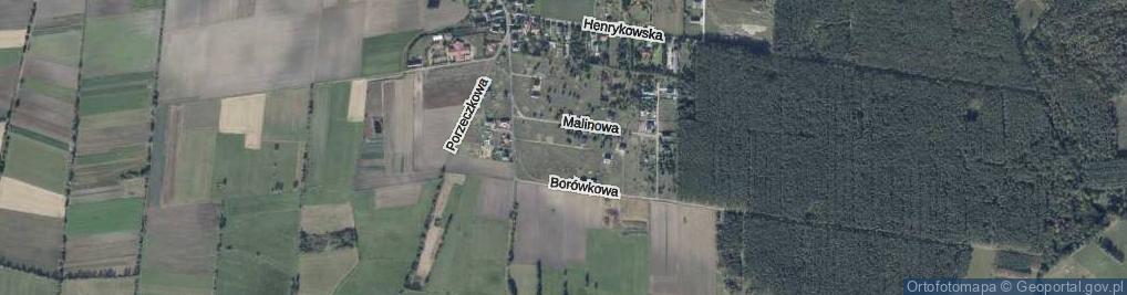 Zdjęcie satelitarne Poziomkowa ul.