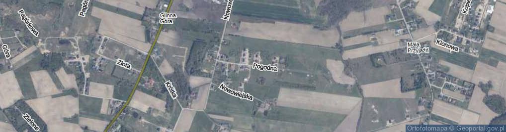 Zdjęcie satelitarne Pogodna ul.