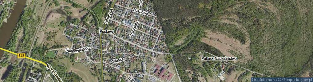 Zdjęcie satelitarne Poziomkowa ul.