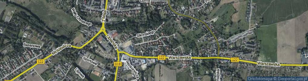 Zdjęcie satelitarne Podgrodzie ul.