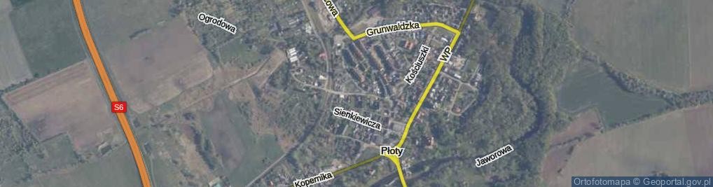 Zdjęcie satelitarne Polna ul.