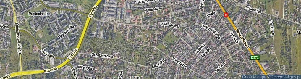 Zdjęcie satelitarne Pogodna ul.