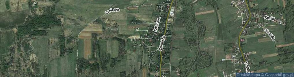 Zdjęcie satelitarne Podwale ul.