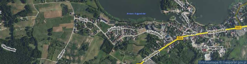 Zdjęcie satelitarne Powstańców ul.