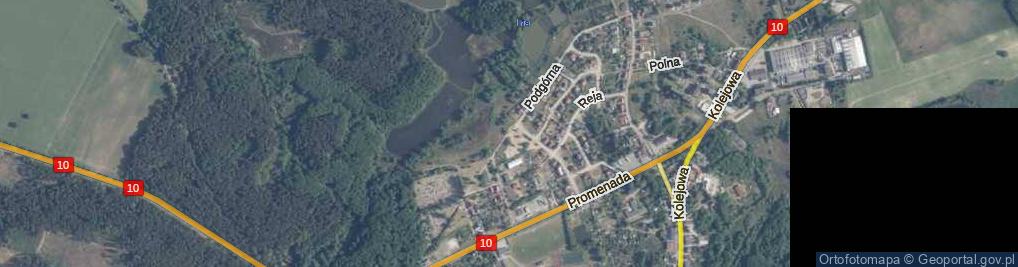 Zdjęcie satelitarne Podgórna ul.
