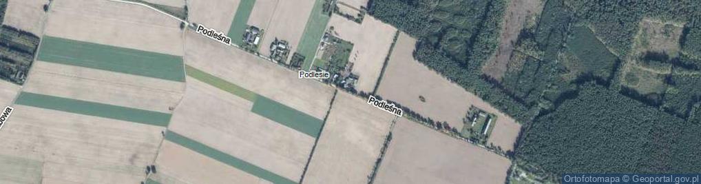 Zdjęcie satelitarne Podleśna ul.