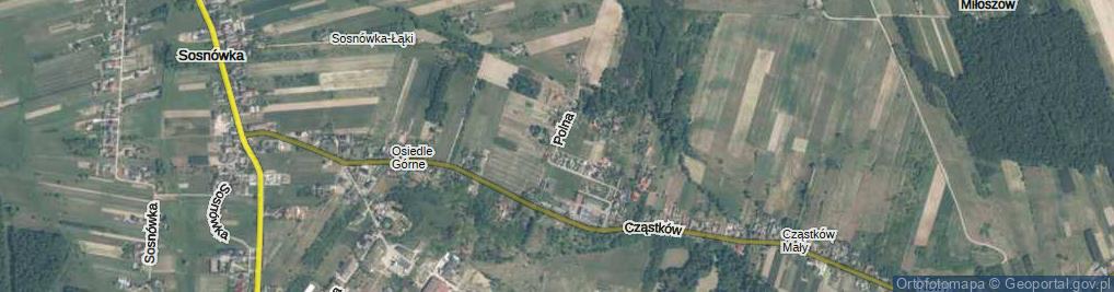 Zdjęcie satelitarne Polna ul.