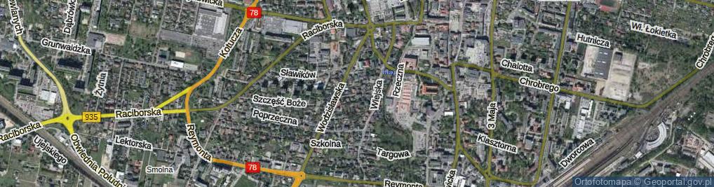 Zdjęcie satelitarne Popiełuszki Jerzego, bł. ks. ul.