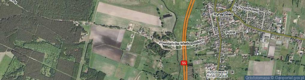 Zdjęcie satelitarne Powstańców Wielkopolskich ul.