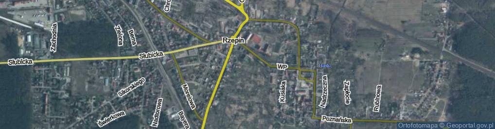 Zdjęcie satelitarne Pocztowa ul.