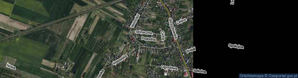 Zdjęcie satelitarne Pogodna ul.