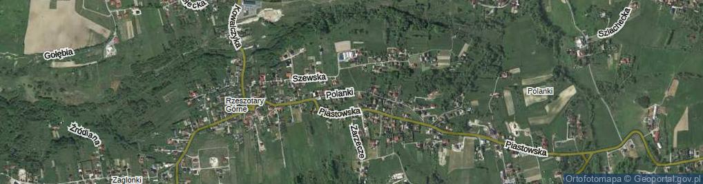 Zdjęcie satelitarne Polanki ul.