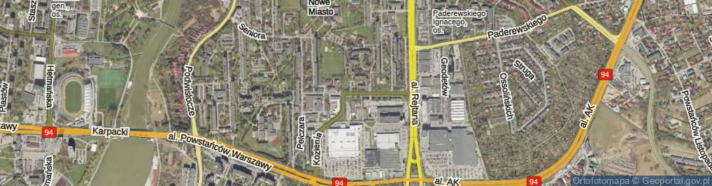 Zdjęcie satelitarne Popiełuszki Jerzego, bł. ks. ul.
