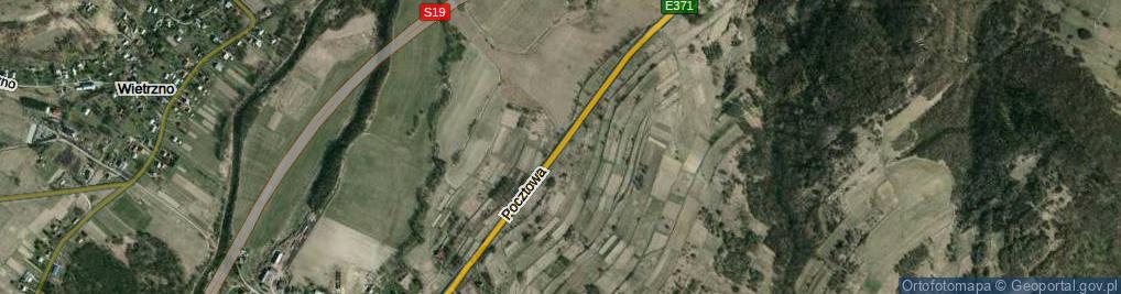 Zdjęcie satelitarne Pocztowa ul.