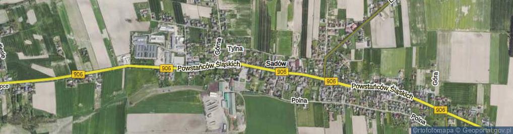 Zdjęcie satelitarne Powstańców Śląskich ul.