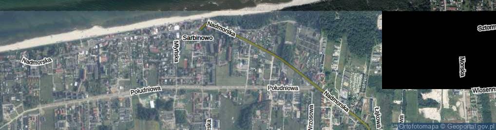 Zdjęcie satelitarne Północna ul.