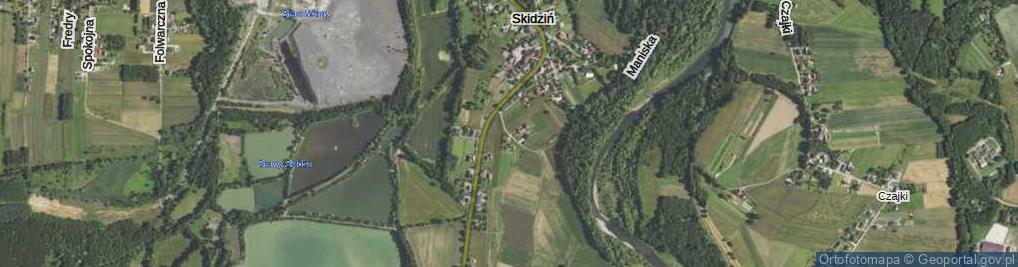 Zdjęcie satelitarne Podlipie ul.