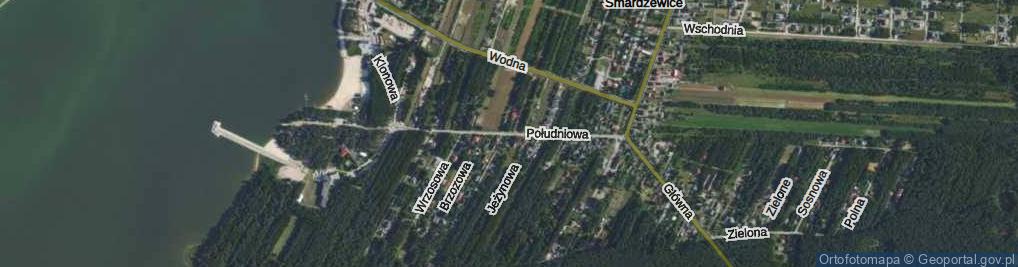 Zdjęcie satelitarne Południowa ul.