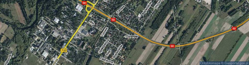 Zdjęcie satelitarne Północna ul.