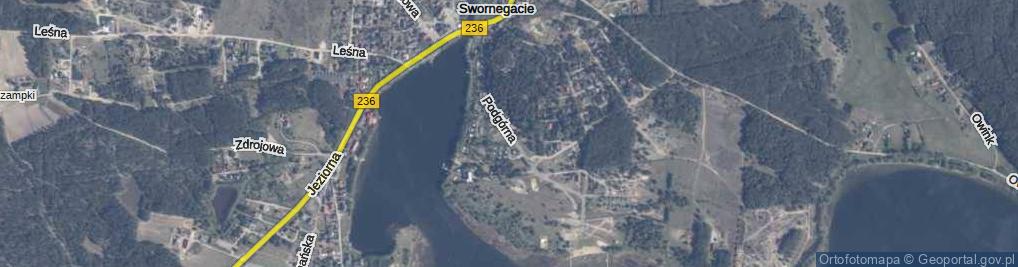 Zdjęcie satelitarne Podgórna ul.