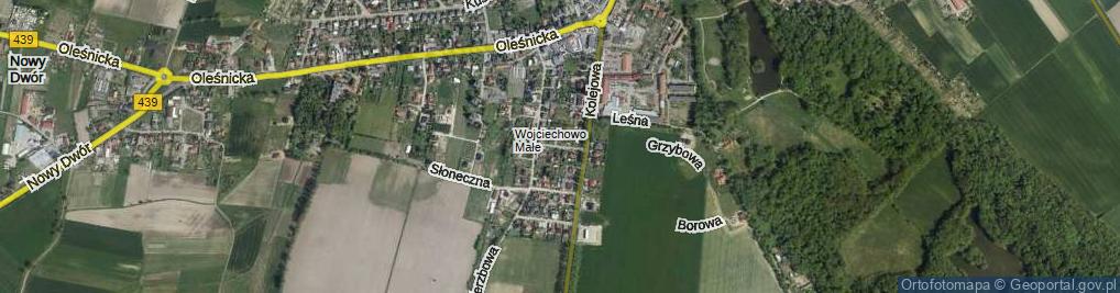 Zdjęcie satelitarne Powstańców ul.