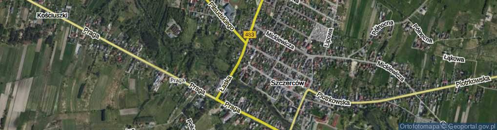 Zdjęcie satelitarne Poniatowskiego ul.